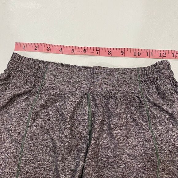 Lululemon Speed Up Shorts 2.5β Heathered Purple Gray Black Size 8 Running Active - Picture 5 of 7